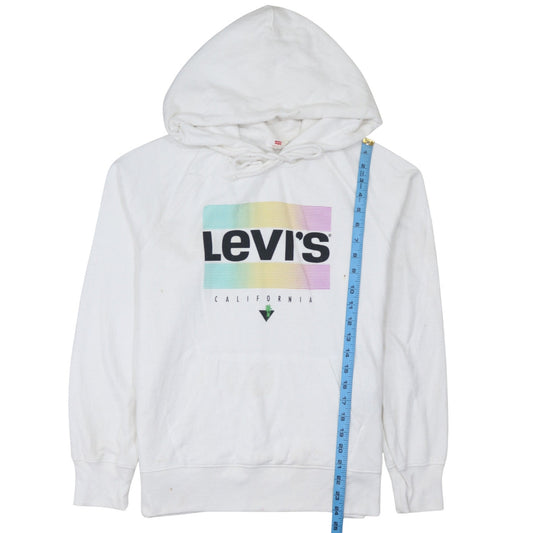 Levi's Men's White California Pullover Hoodie Size M