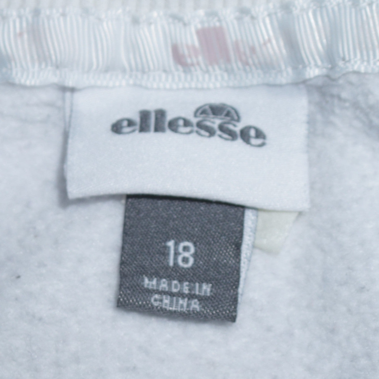 Ellesse Women White Logo Crew Neck Sweatshirt Size 18