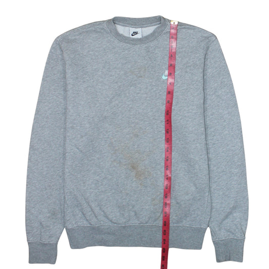 Nike Women's Grey Crew Neck Pullover Sweatshirt XS