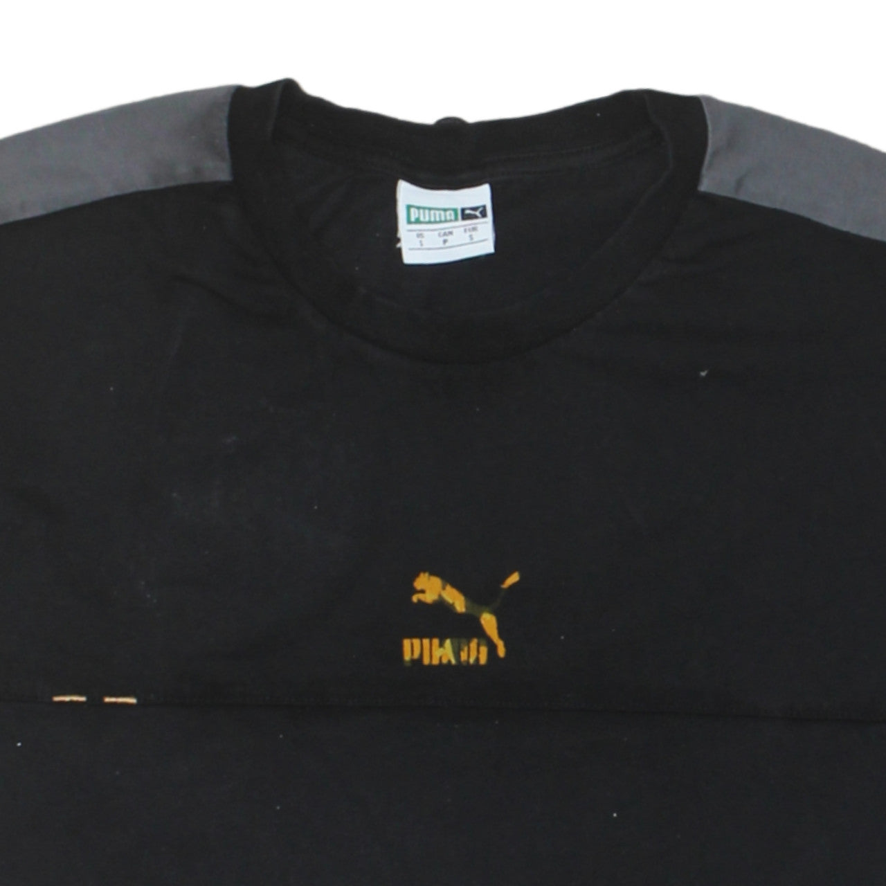 Puma Men's Black Short Sleeve Sports T-Shirt Size S