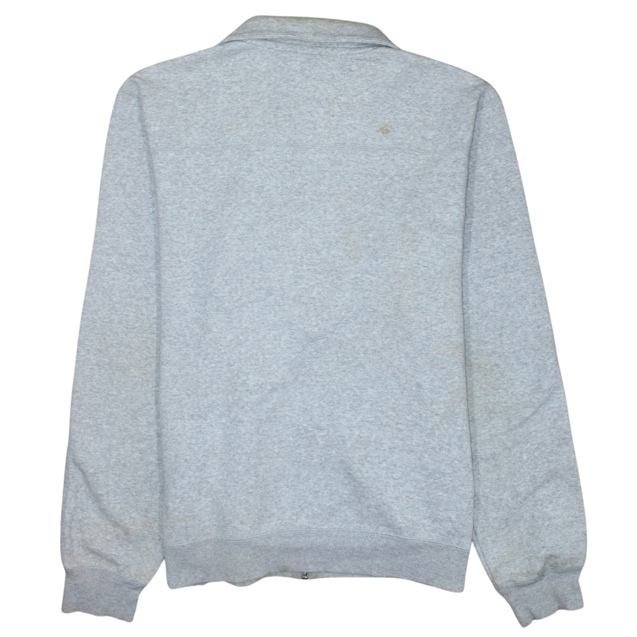 Adidas Men's Grey Full Zip Collared Sweatshirt XL