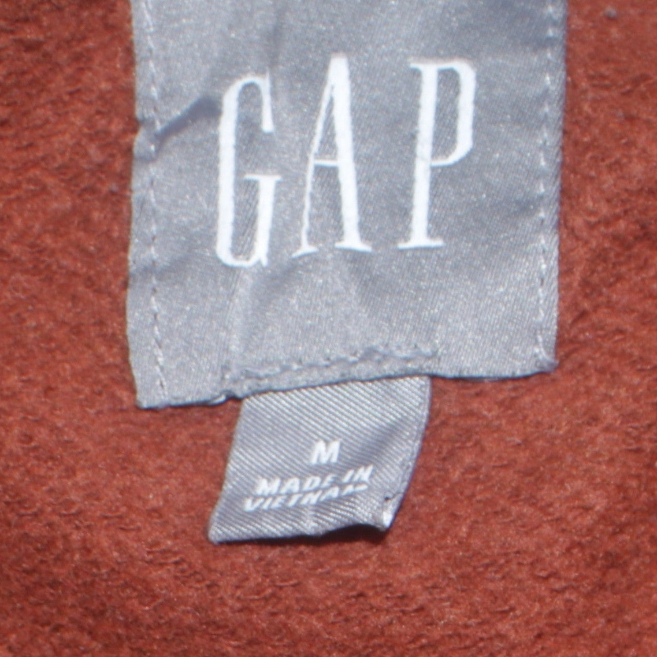 GAP Men's Brown Pullover Sweatshirt M Crew Neck Fleece Cotton Blend