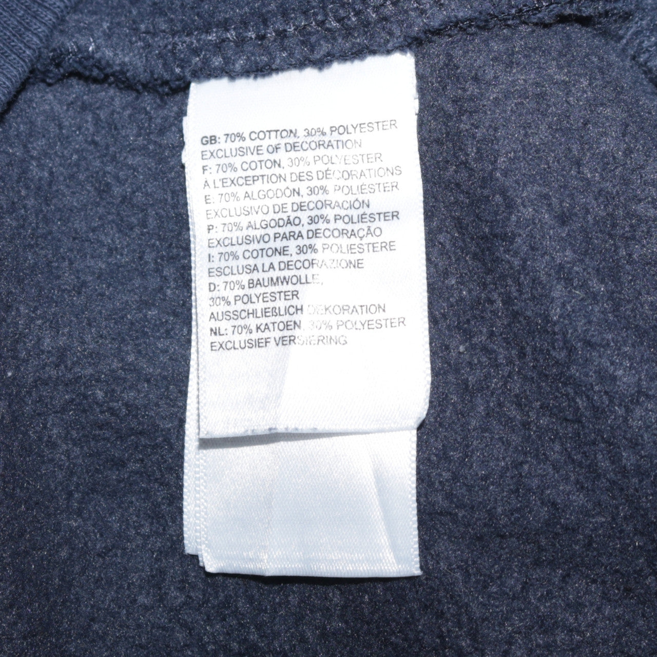 The North Face Men's Blue Pullover Hoodie Size M Fleece Logo