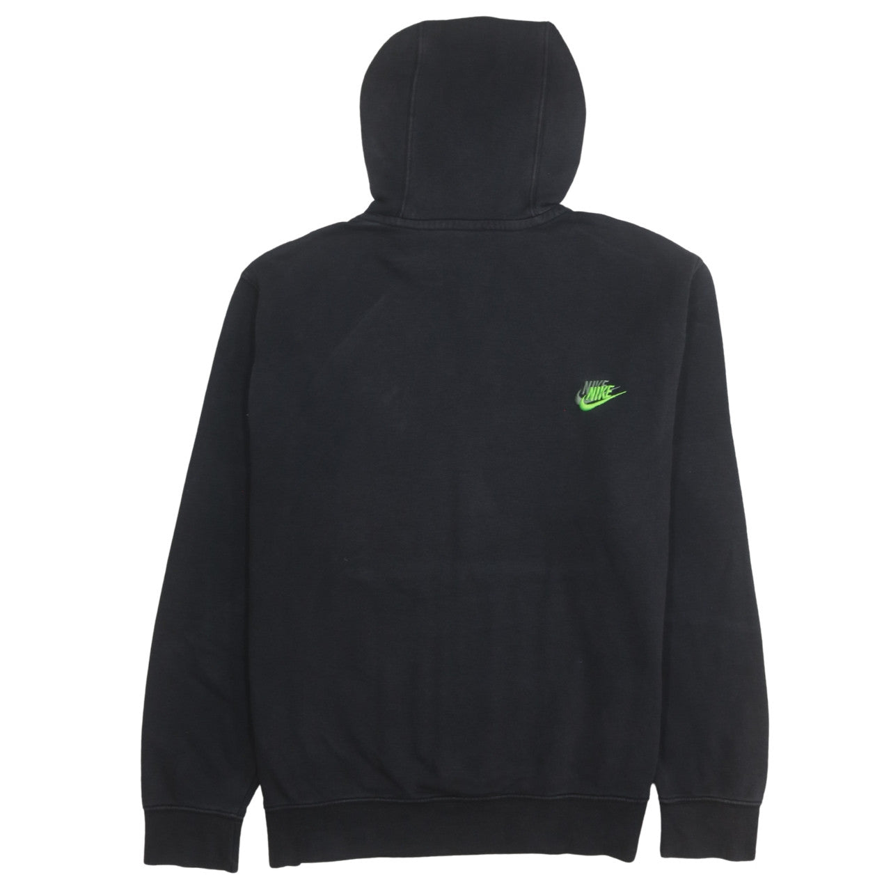 Nike Men's Black Pullover Hoodie Medium Fleece Logo Sweatshirt