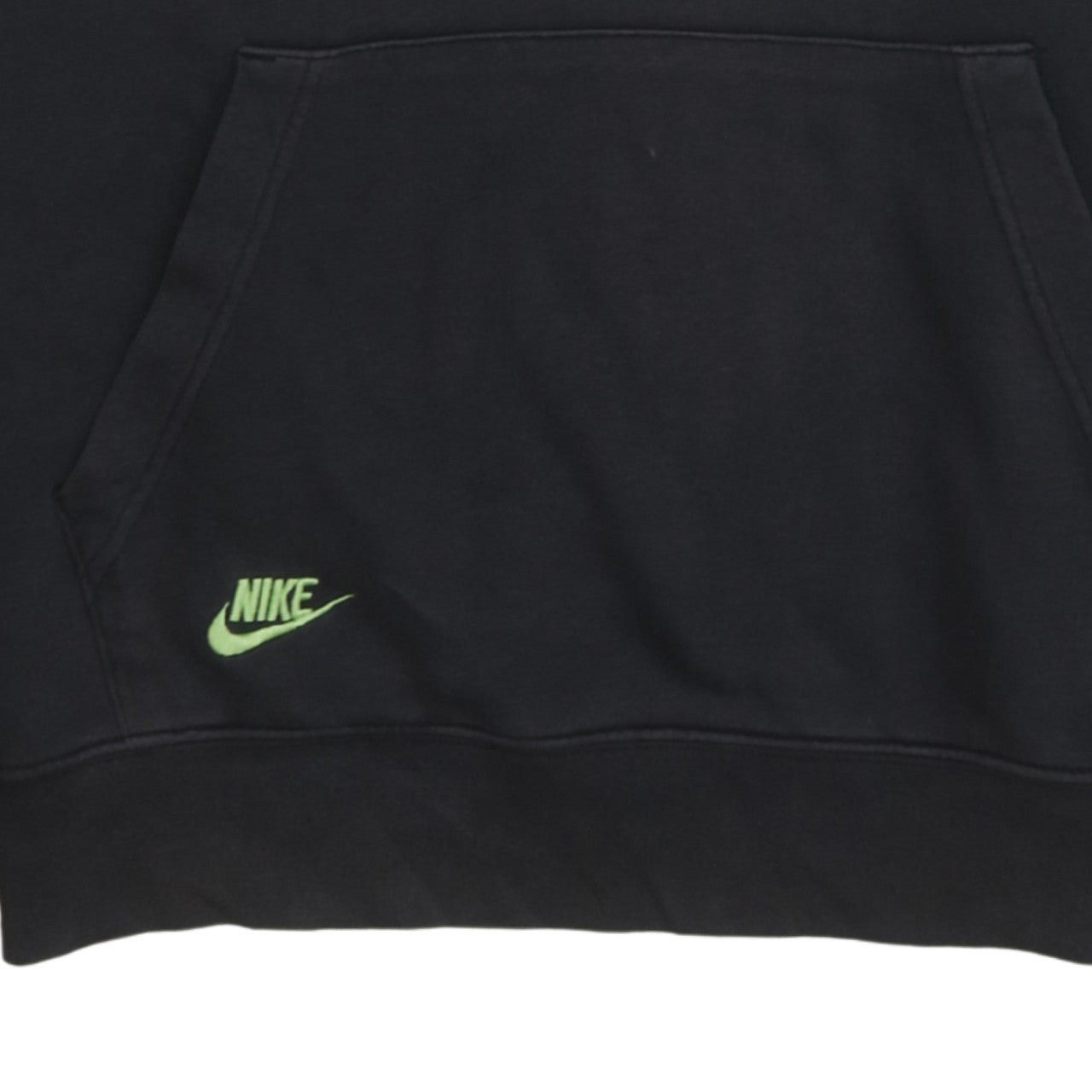 Nike Men's Black Pullover Hoodie Medium Fleece Logo Sweatshirt