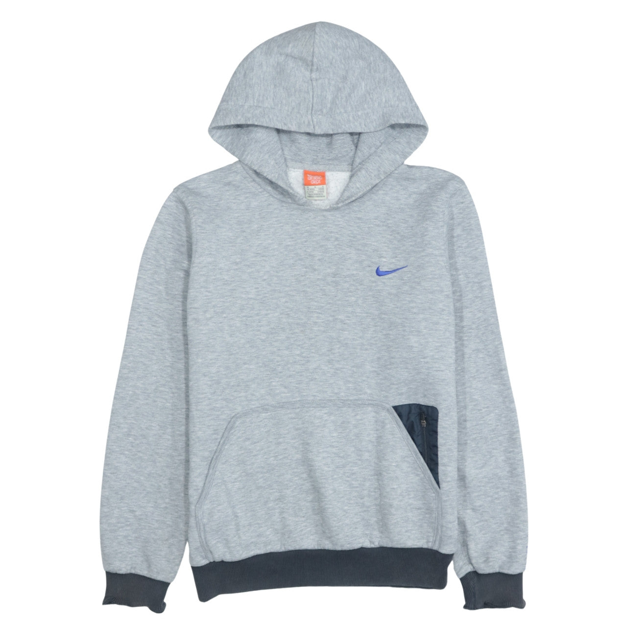 Nike Men's Grey Athletic Dept Hoodie Size M Pullover Embroidered Logo