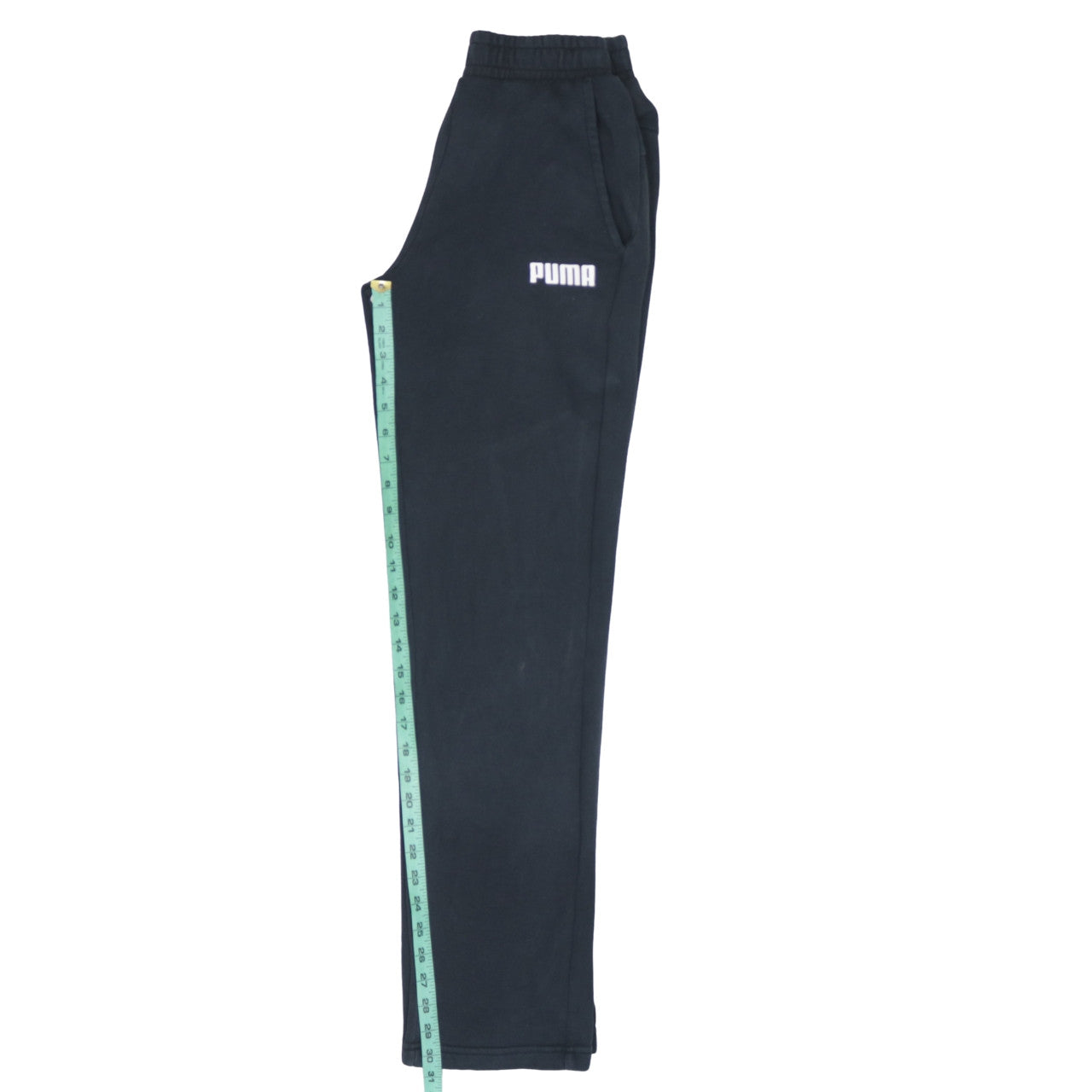 Puma Men's Black Small Fleece Sweatpants Regular Fit