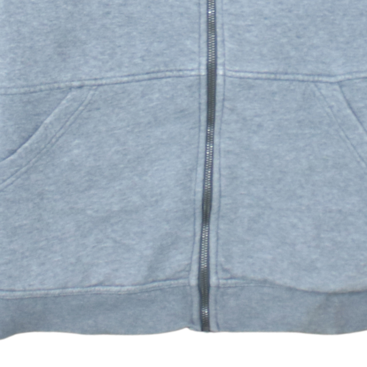 Nike Men's Grey Full Zip Hoodie S Regular Fit Sportswear