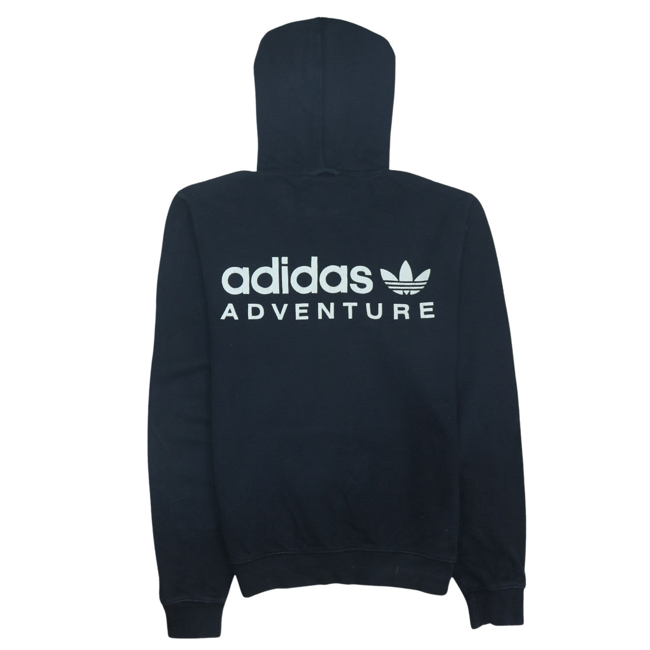 adidas Men’s Black XS Pullover Hoodie Adventure Logo Sweatshirt
