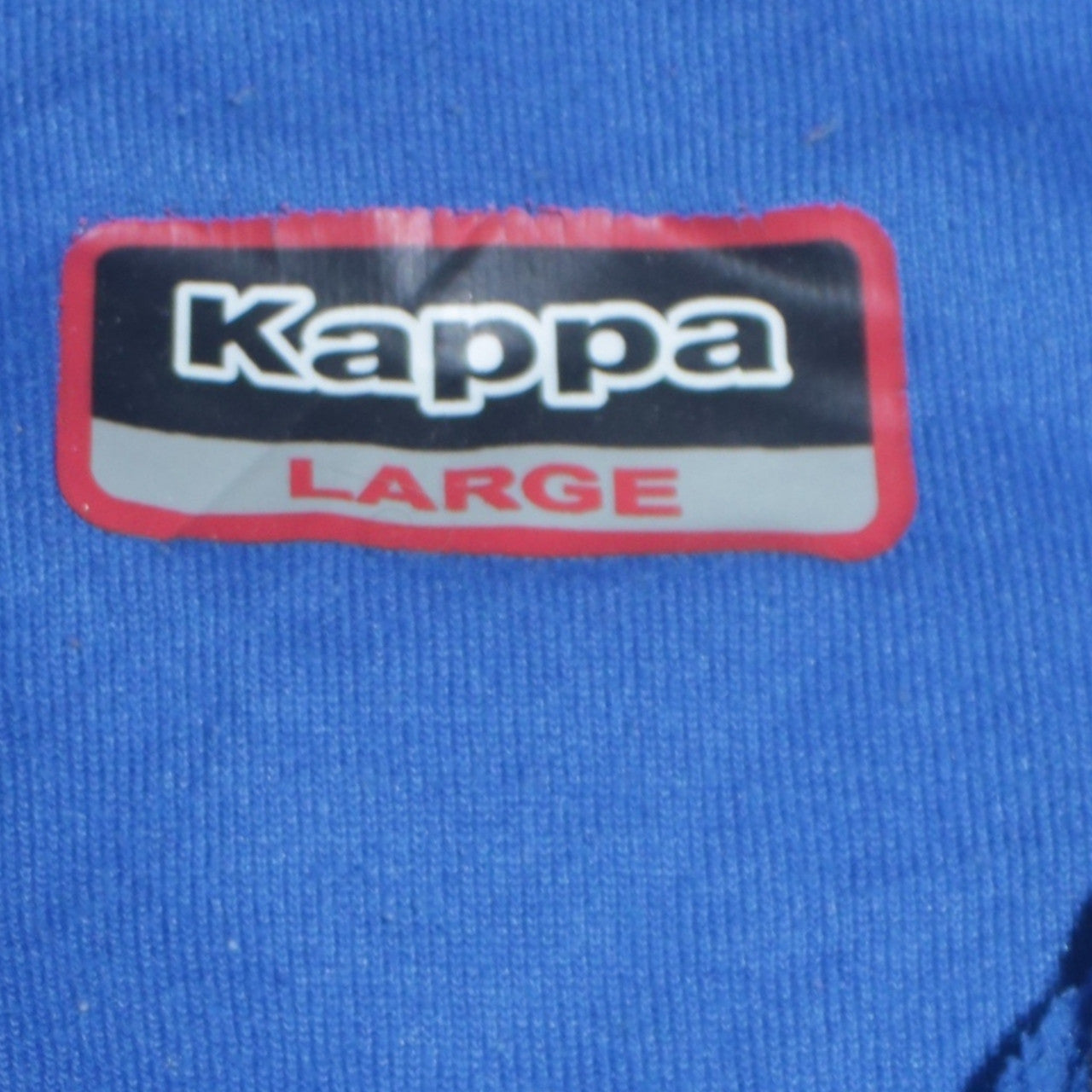 Kappa Men's Blue Fleece Full Zip Windbreaker Jacket Size L