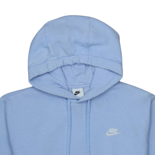Nike Men’s Blue Pullover Hoodie S Regular Fit Fleece Sweatshirt