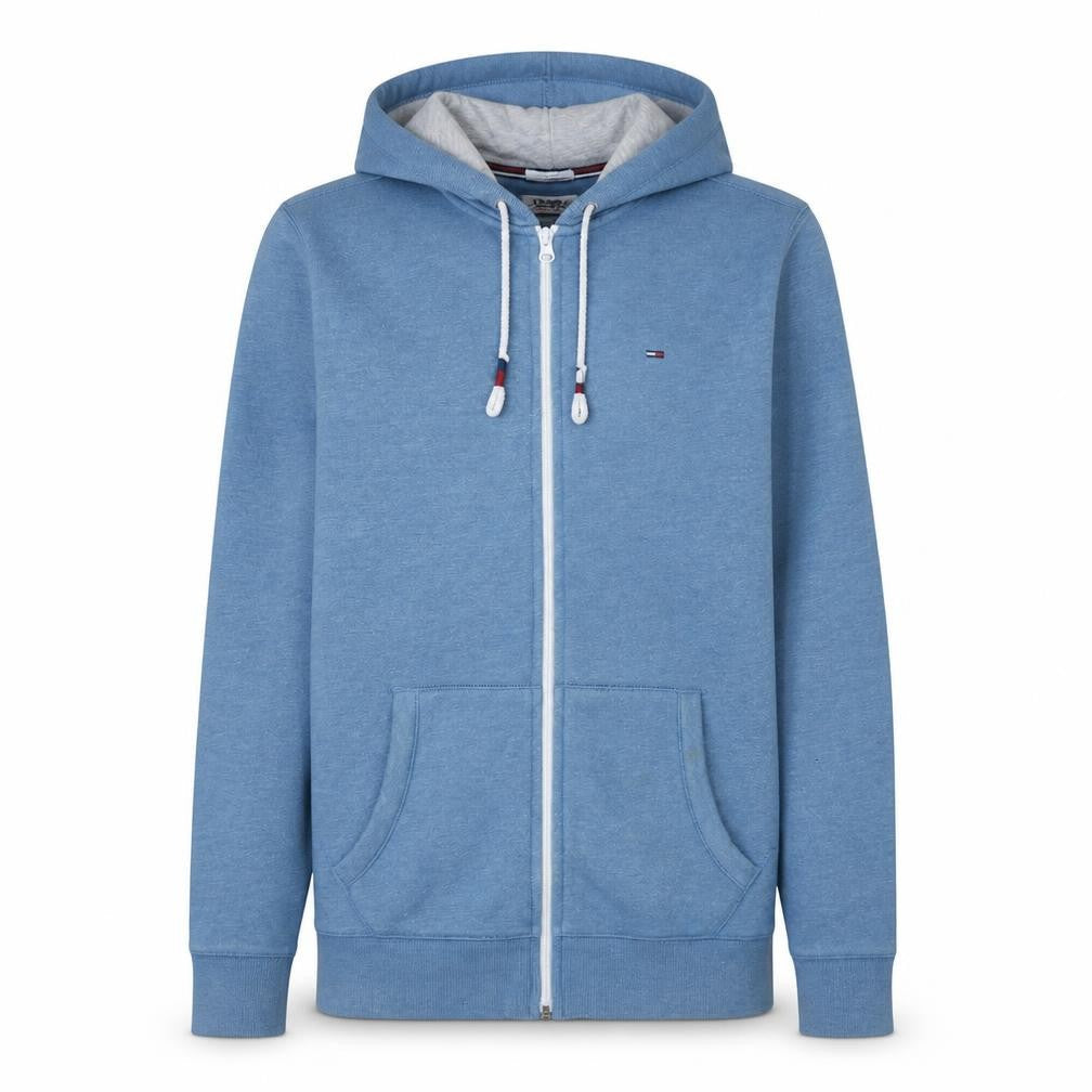 Tommy Jeans Men’s Blue Full Zip Hoodie M Regular Fit
