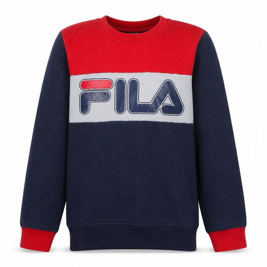 FILA Boys Multicolour 12 Years Pullover Crew Neck Sweatshirt