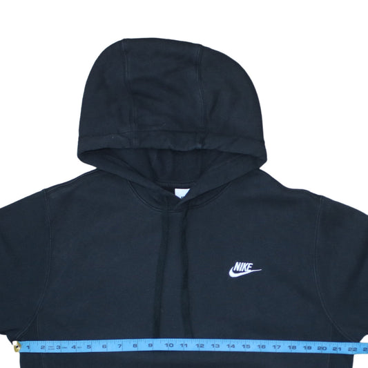 Nike Men's Black Pullover Hoodie S Regular Fit Fleece Sportswear