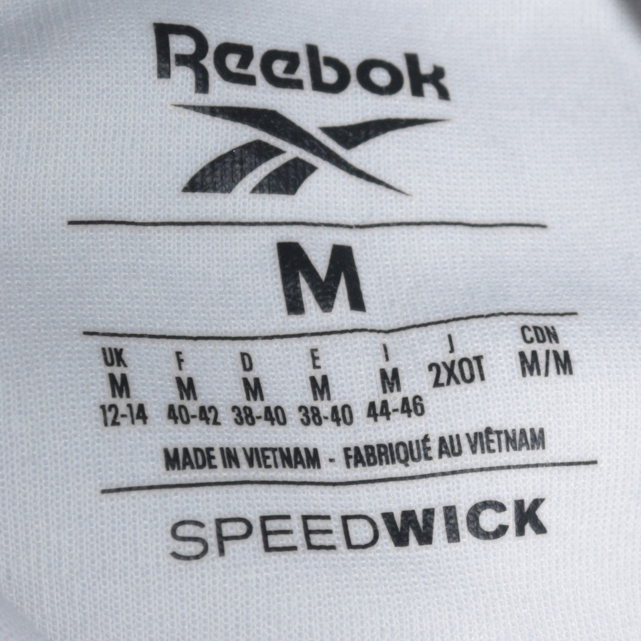 Reebok Womens White Pullover Hoodie Medium Size 12-14 Speedwick Cotton Blend