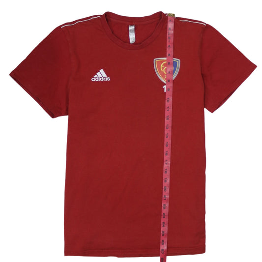 Adidas Men's Red Sports T-Shirt L Short Sleeve Crew Neck