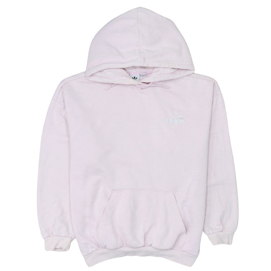 Adidas Women Pink Pullover Hoodie Sweatshirt Size 14 Regular