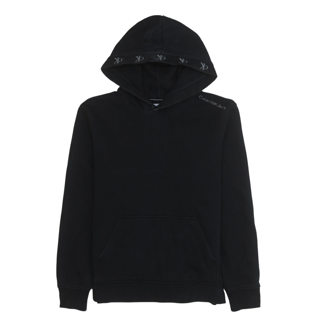 Calvin Klein Jeans Men's Black Pullover Hoodie Size S Regular Fit