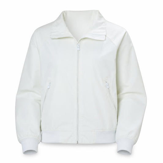 Helly Hansen Women's White Bomber Jacket Size M Zip Pocket Lightweight