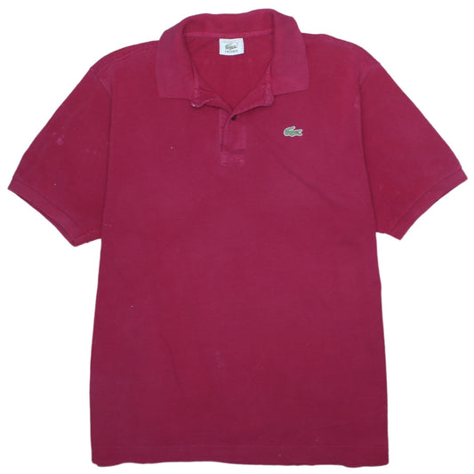 Lacoste Men Red 3XL Cotton Short Sleeve Polo Shirt