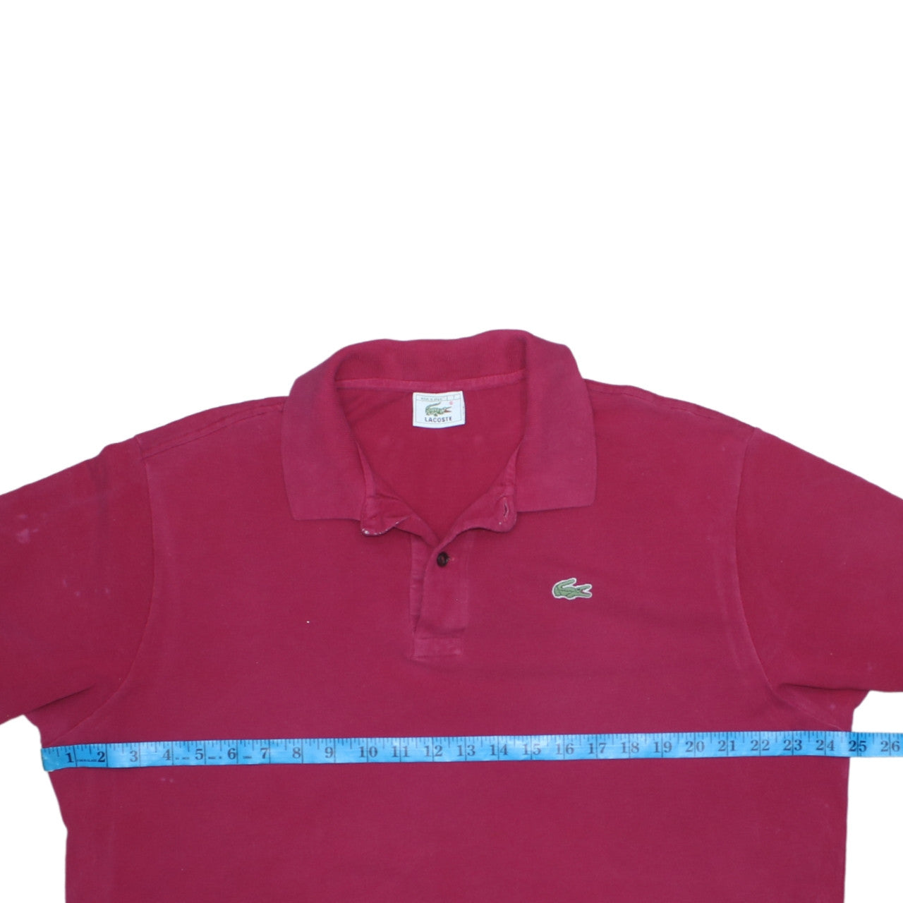 Lacoste Men Red 3XL Cotton Short Sleeve Polo Shirt