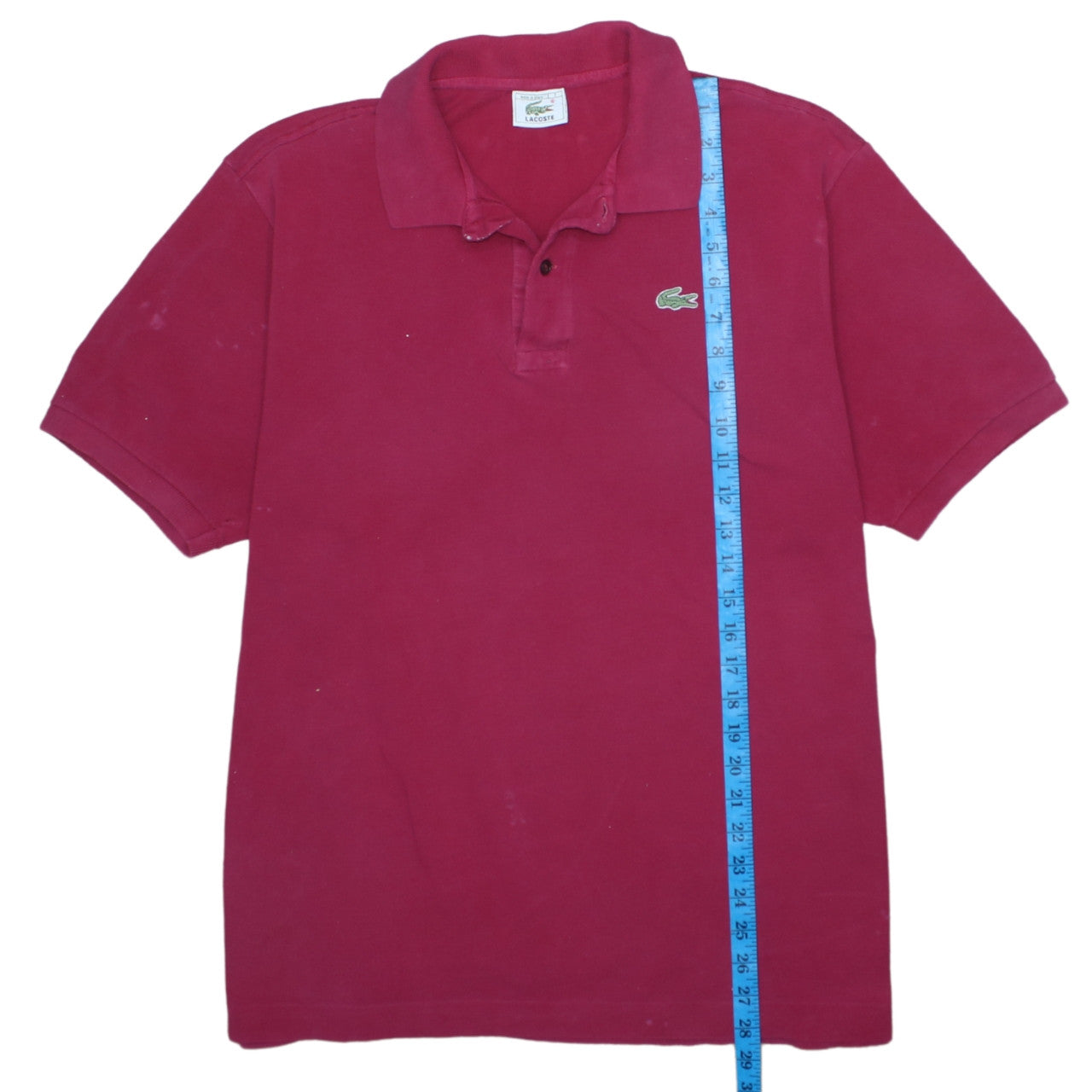 Lacoste Men Red 3XL Cotton Short Sleeve Polo Shirt