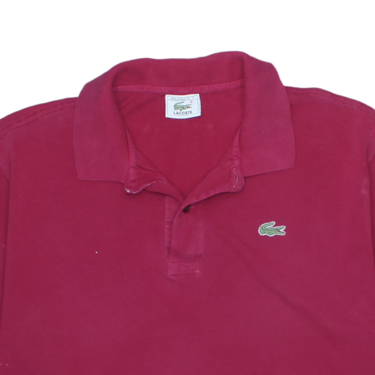 Lacoste Men Red 3XL Cotton Short Sleeve Polo Shirt