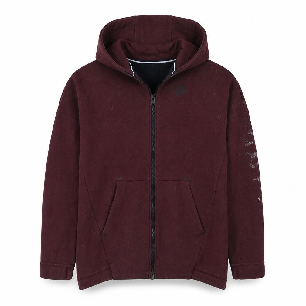 Nike Men’s Brown Full Zip Hoodie Size S Regular Fit