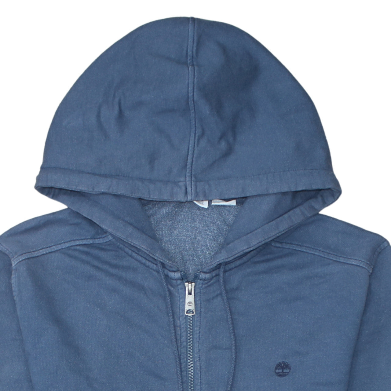 Timberland Men's Blue Full Zip Hoodie Size S Regular Fit