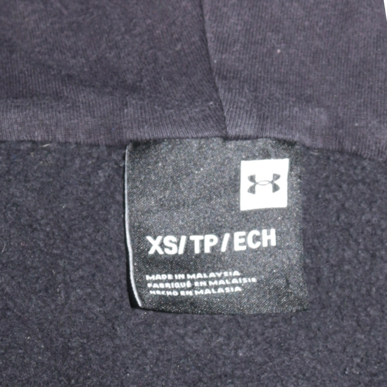 Under Armour Men's Black XS Full Zip Hoodie Sweatshirt