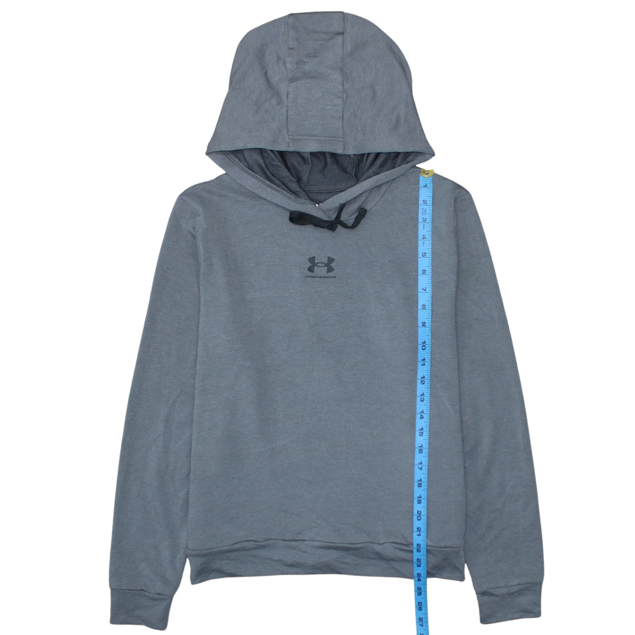 Under Armour Women's Grey Pullover Hoodie Size L Loose Fit