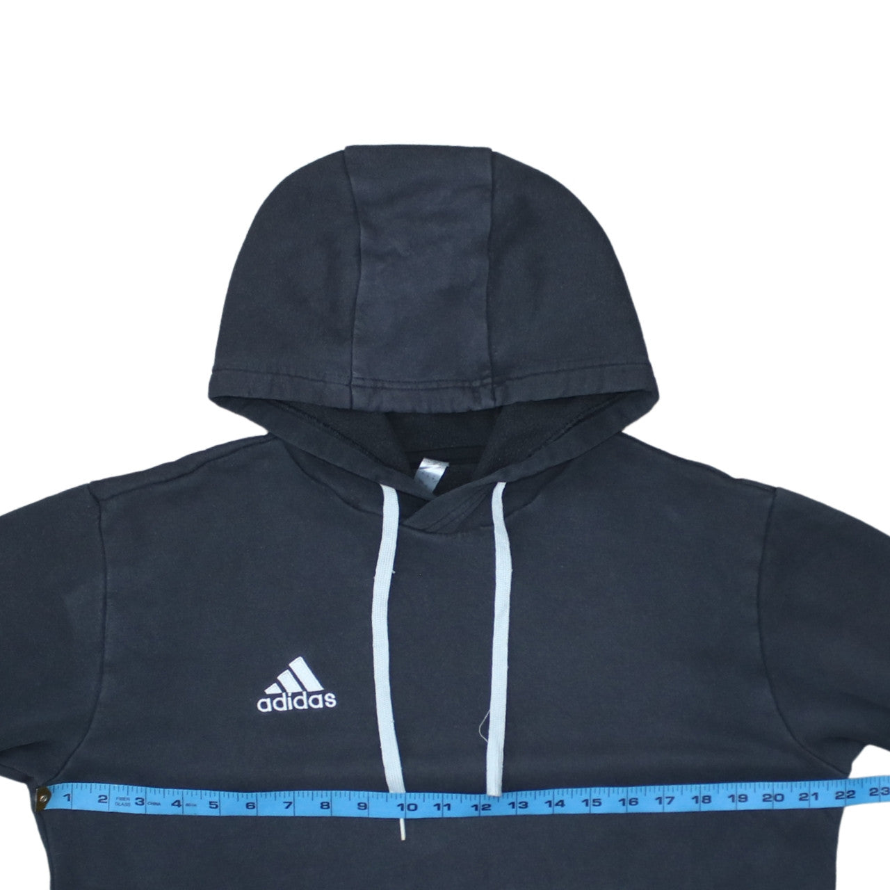 Adidas Men's Black Pullover Hoodie M Fleece Logo Sportswear