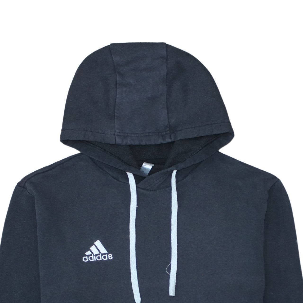 Adidas Men's Black Pullover Hoodie M Fleece Logo Sportswear