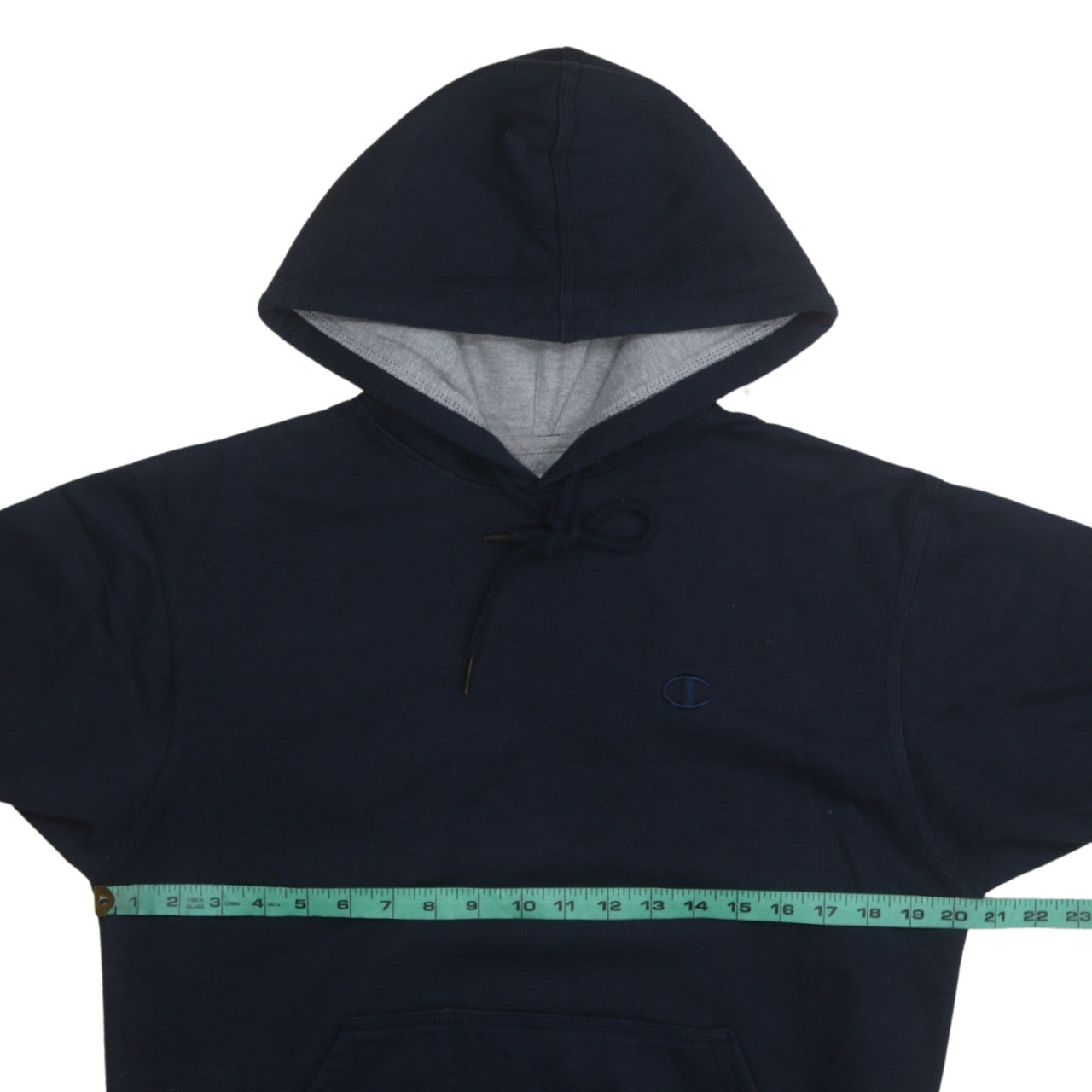 Champion Men’s Blue Pullover Hoodie Sweatshirt Size S Fleece Regular Fit