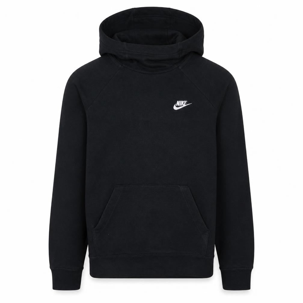 Nike Men’s Black Pullover Hoodie S Regular Fit Fleece Sweatshirt