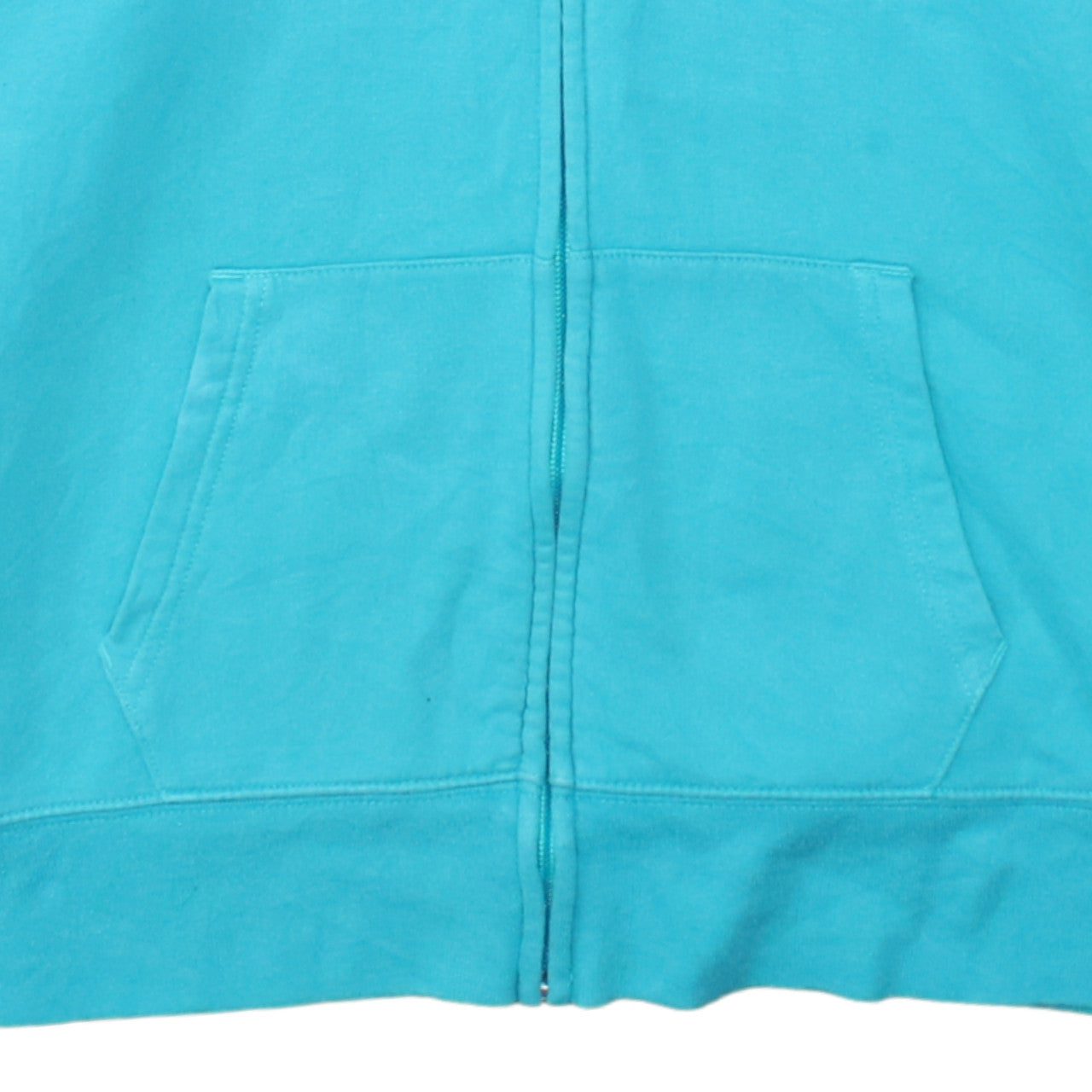 GAP Women Blue Full Zip Hoodie L Cotton Blend Casual