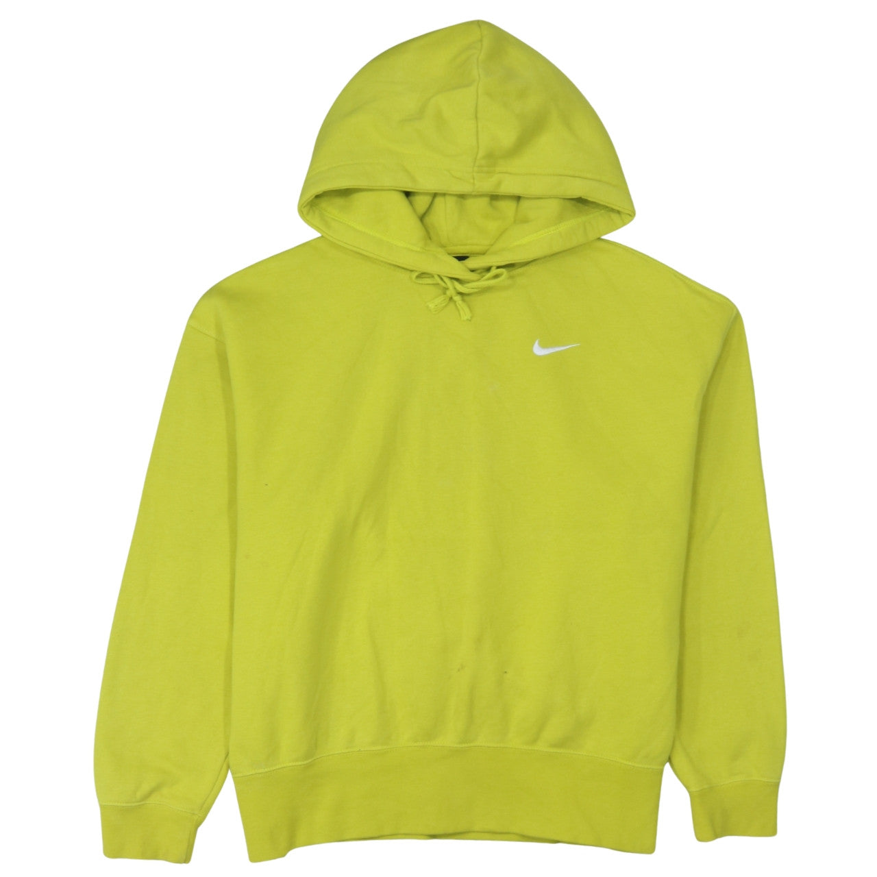 Nike Men's Green Pullover Hoodie Medium Regular Fit Sportswear
