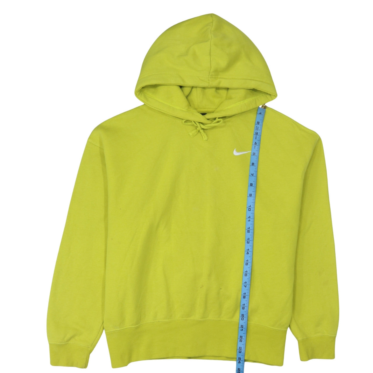 Nike Men's Green Pullover Hoodie Medium Regular Fit Sportswear