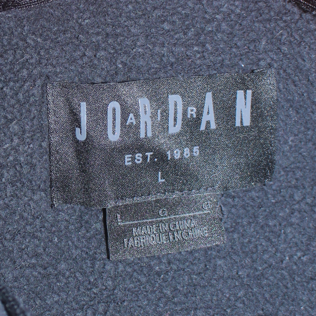 Jordan Paris Mens Blue Pullover Hoodie Size L Sports Fleece