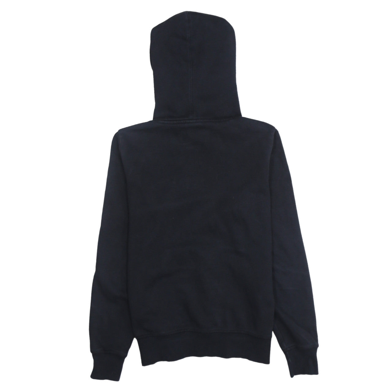 Champion Women Black Medium Pullover Hoodie with Logo Print