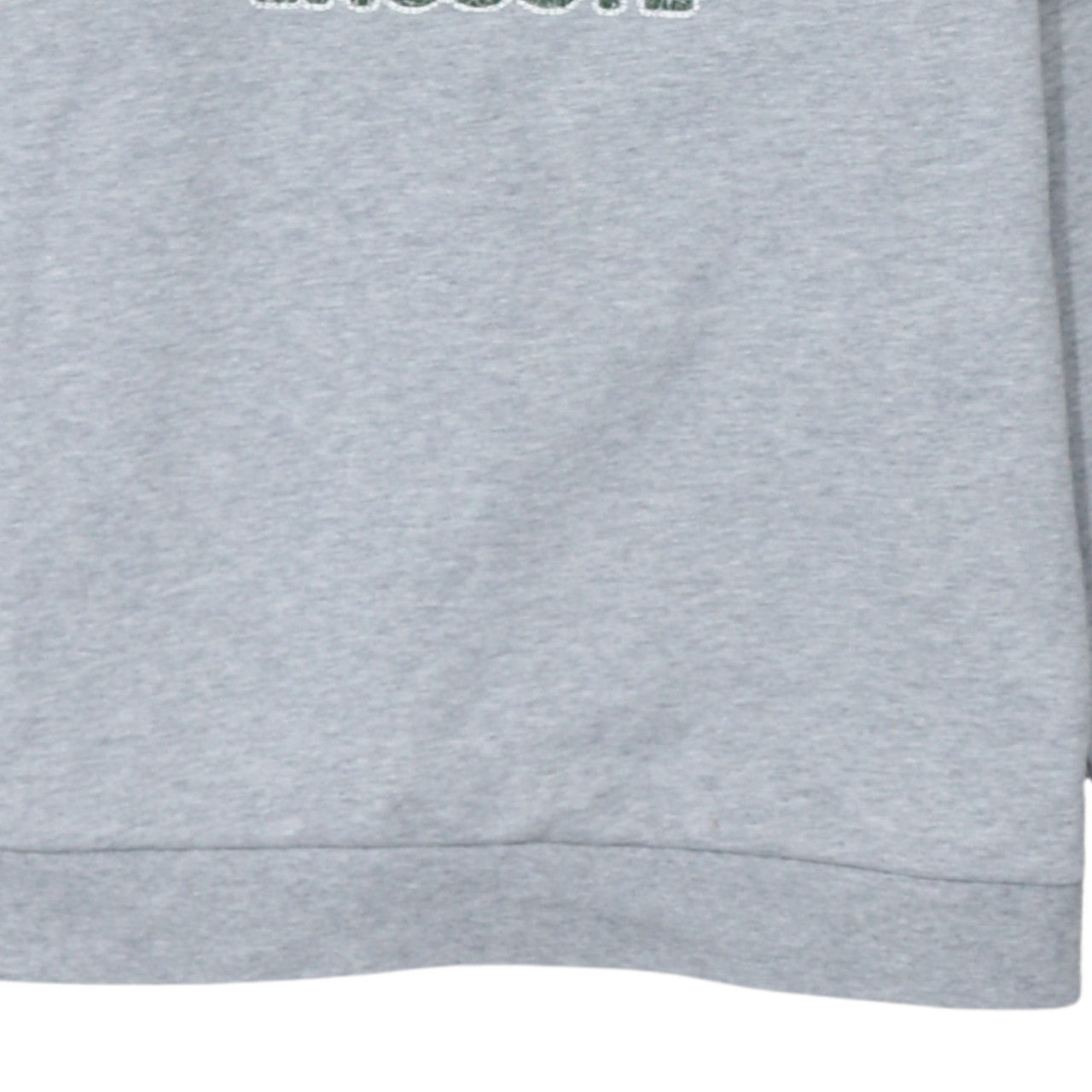 Lacoste Boys Grey Crew Neck Sweatshirt Size 16 Regular Fit Cotton Blend