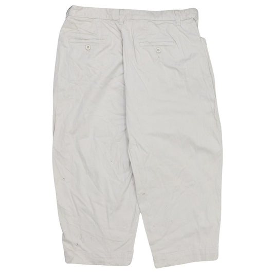 Lee Khakis Womens Beige 14M Cotton Blend Capri Jeans