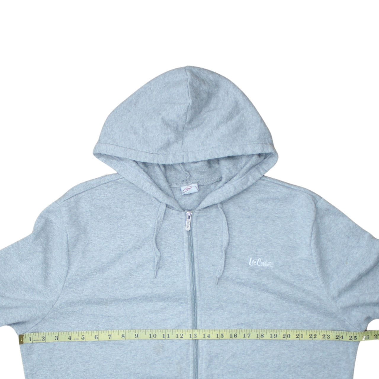 Lee Cooper Mens Grey 2XL Full Zip Hoodie