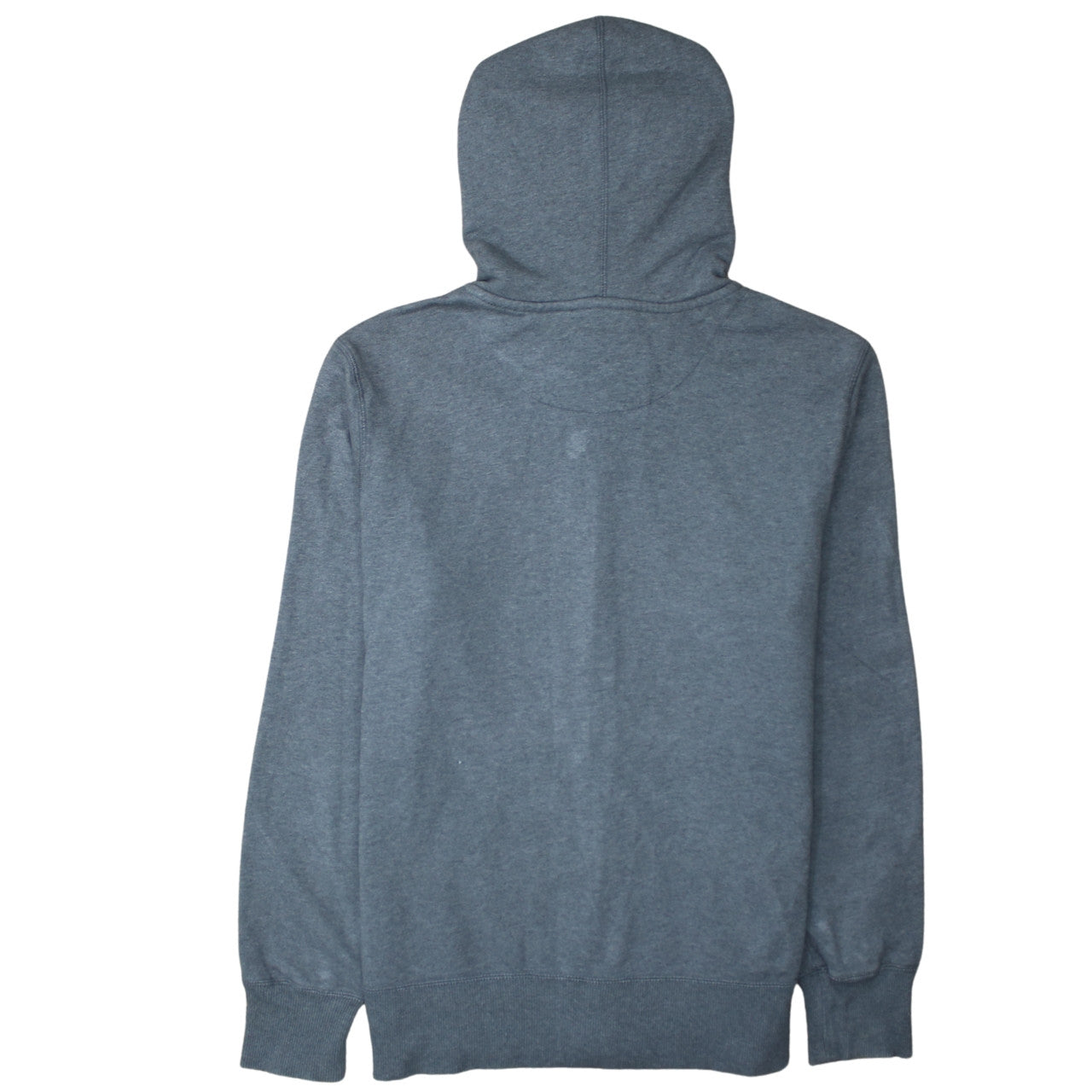 Nike Men's Grey Full Zip Hoodie M Logo Sportswear Cotton