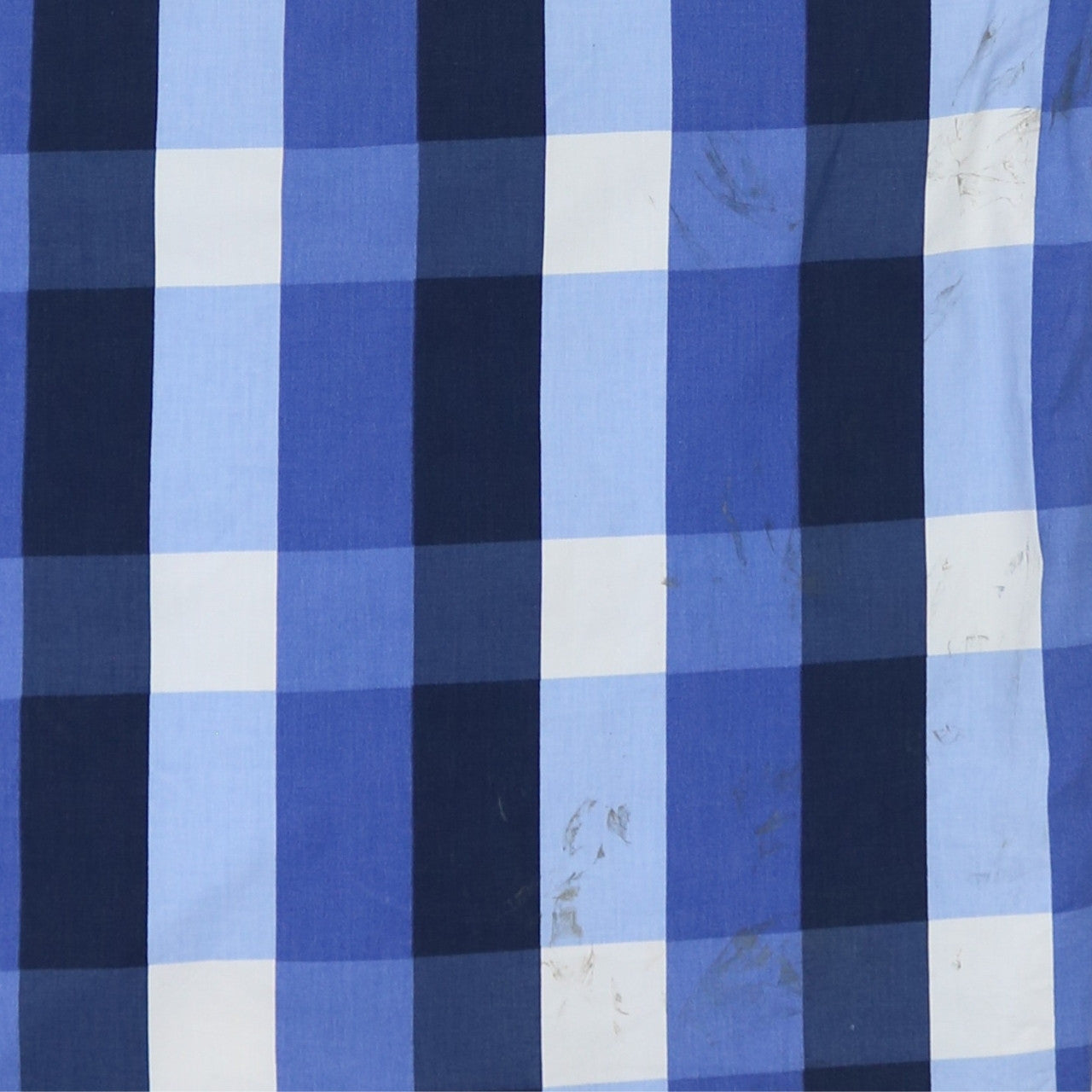 Tommy Hilfiger Men's Blue Check Long Sleeve 3XL Cotton Shirt