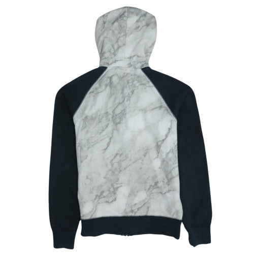 Nike Men's Grey Full Zip Hoodie Small Sports Fleece Sweatshirt