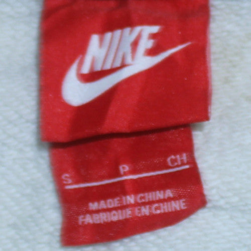Nike Men's Grey Full Zip Hoodie Small Sports Fleece Sweatshirt