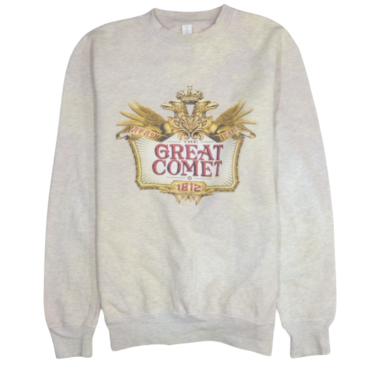 Lane Seven Men's Beige The Great Comet 1812 Graphic Pullover Sweatshirt M