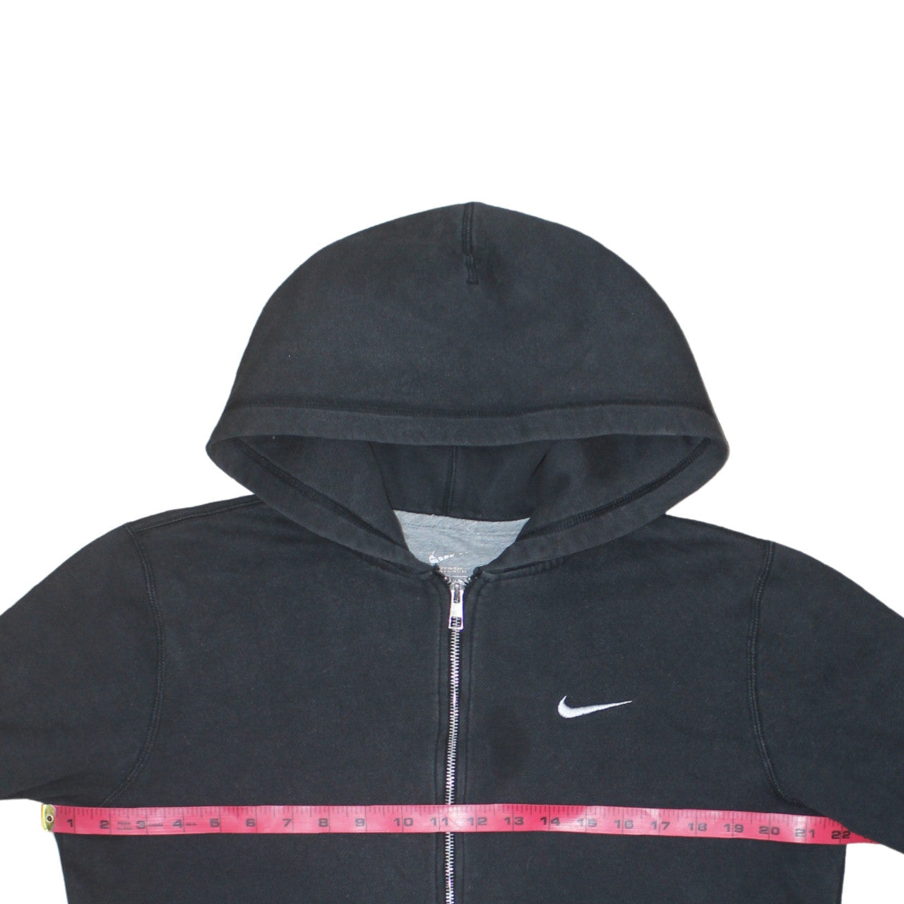 Nike Men's Black M Full Zip Hoodie Sweatshirt Cotton Blend