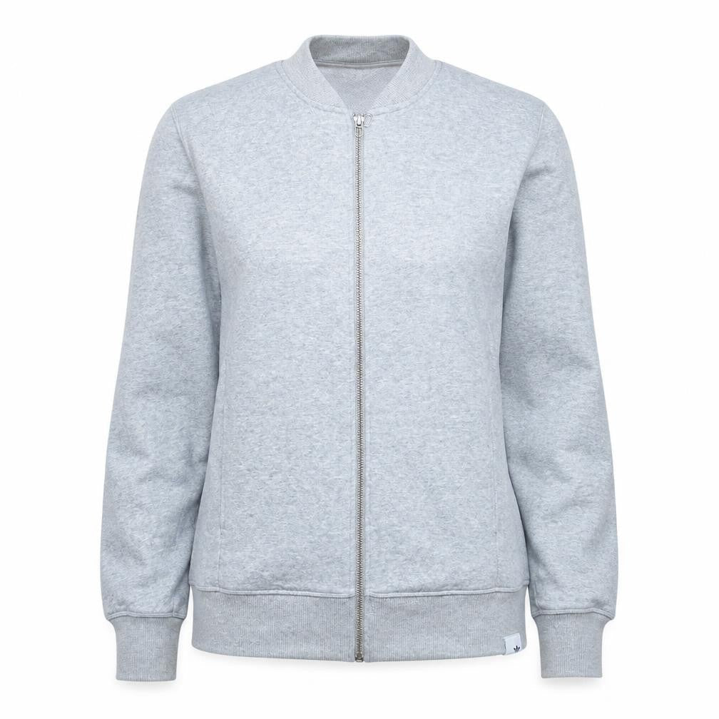 Adidas Womens Grey Full Zip Sweatshirt XS Classic Zip Jacket